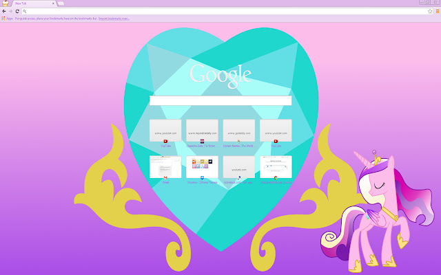 Princess Cadence  from Chrome web store to be run with OffiDocs Chromium online