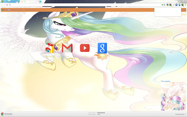 Princess Celestia  from Chrome web store to be run with OffiDocs Chromium online