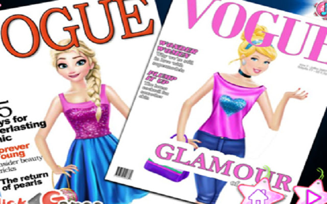 Princesses On Vogue Cover  from Chrome web store to be run with OffiDocs Chromium online