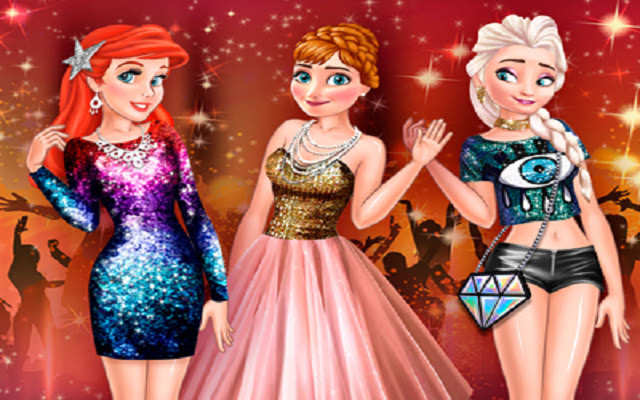 Princess Glittery Party  from Chrome web store to be run with OffiDocs Chromium online