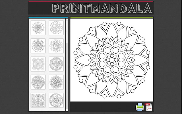 Print Mandalas  from Chrome web store to be run with OffiDocs Chromium online