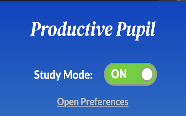 Productive Pupil  from Chrome web store to be run with OffiDocs Chromium online
