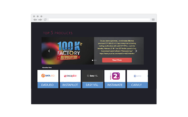 Productrank  from Chrome web store to be run with OffiDocs Chromium online