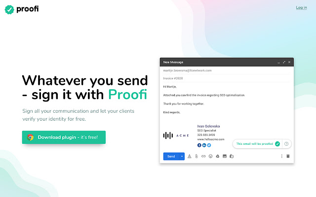 Proofi  from Chrome web store to be run with OffiDocs Chromium online