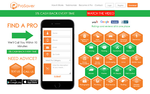 ProSaver App  from Chrome web store to be run with OffiDocs Chromium online