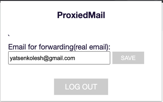 ProxiedMail  from Chrome web store to be run with OffiDocs Chromium online