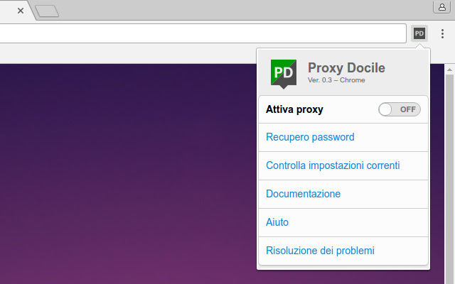 Proxy Docile din magazinul web Chrome va fi rulat cu OffiDocs Chromium online