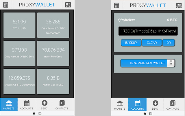 ProxyWallet  from Chrome web store to be run with OffiDocs Chromium online