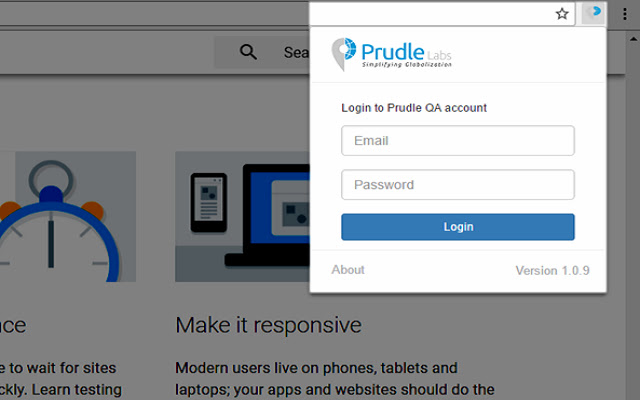 Prudle QA  from Chrome web store to be run with OffiDocs Chromium online