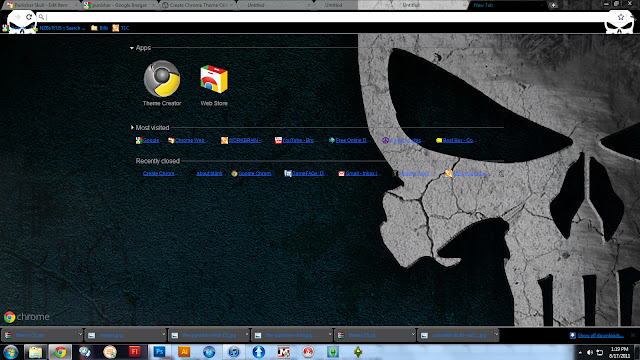 Punisher Skull  from Chrome web store to be run with OffiDocs Chromium online