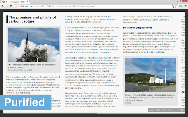 Purify  from Chrome web store to be run with OffiDocs Chromium online