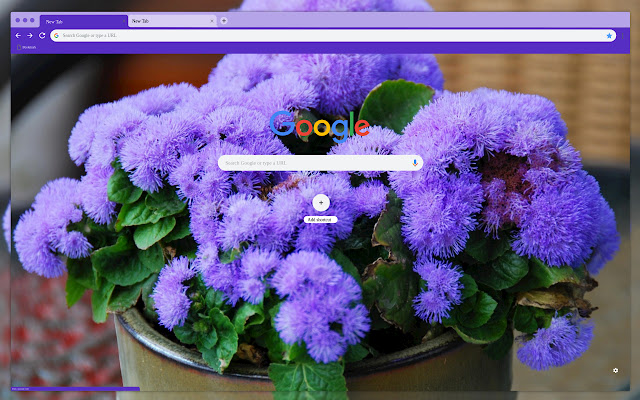 Purple flowers  from Chrome web store to be run with OffiDocs Chromium online