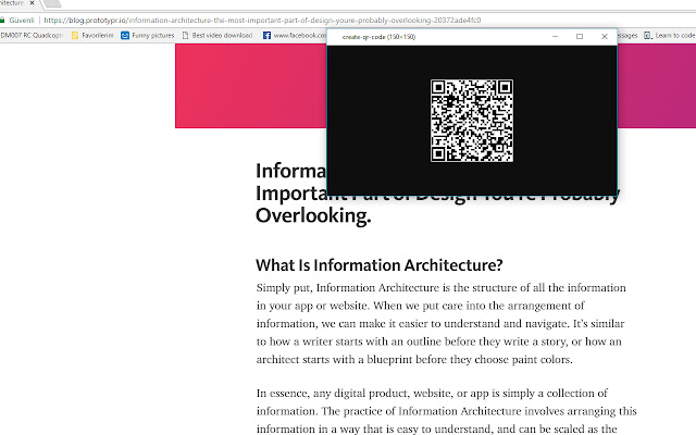 Qr Code Sharing  from Chrome web store to be run with OffiDocs Chromium online