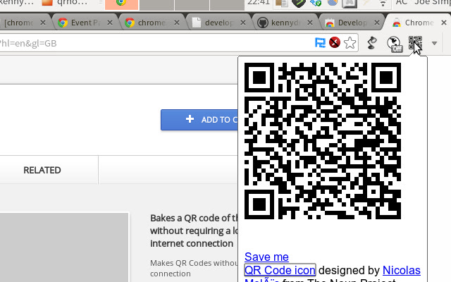 QRhome  from Chrome web store to be run with OffiDocs Chromium online