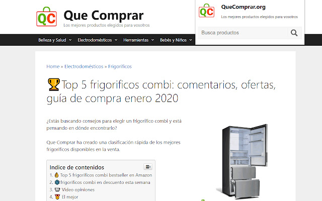 ¿Que Comprar?  from Chrome web store to be run with OffiDocs Chromium online