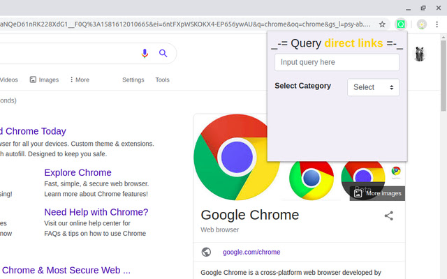 Query direct links  from Chrome web store to be run with OffiDocs Chromium online