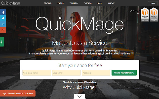 QuickMage  from Chrome web store to be run with OffiDocs Chromium online