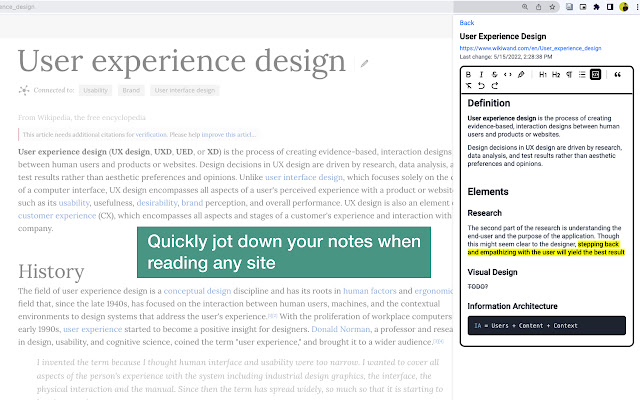 QuickPad: fast Markdown notepad  from Chrome web store to be run with OffiDocs Chromium online