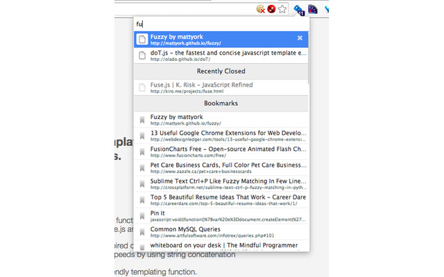 quickTabs  from Chrome web store to be run with OffiDocs Chromium online