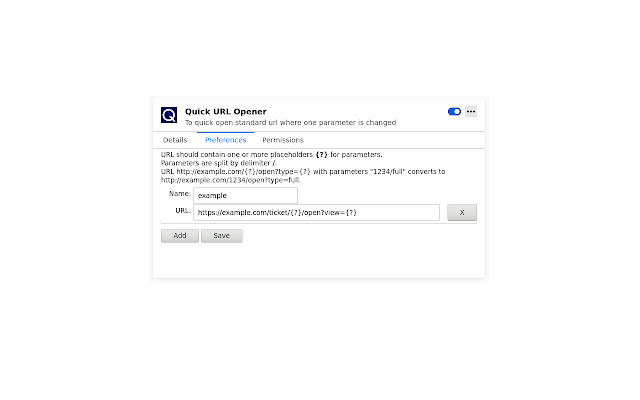 Quick URL Opener  from Chrome web store to be run with OffiDocs Chromium online