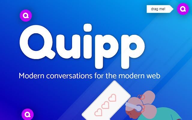 Quipp  from Chrome web store to be run with OffiDocs Chromium online