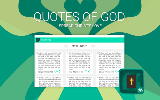 Quotes of God  from Chrome web store to be run with OffiDocs Chromium online