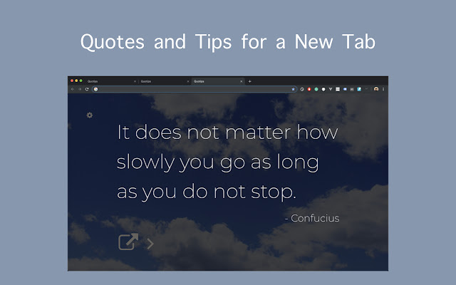 Quotips  from Chrome web store to be run with OffiDocs Chromium online
