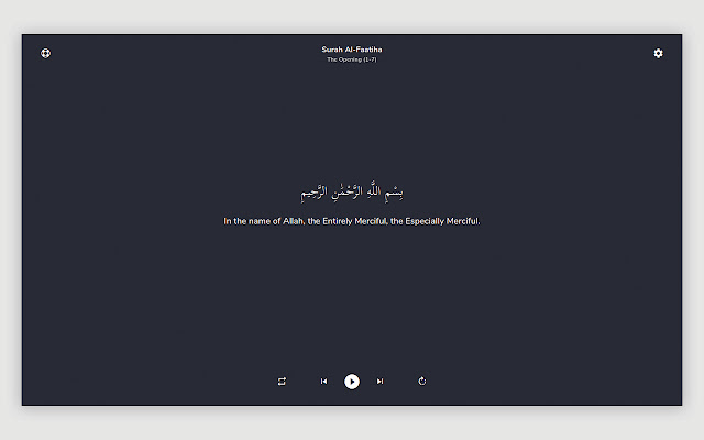 QuranVerse  from Chrome web store to be run with OffiDocs Chromium online