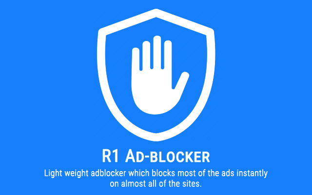 R1 AdBlocker  from Chrome web store to be run with OffiDocs Chromium online