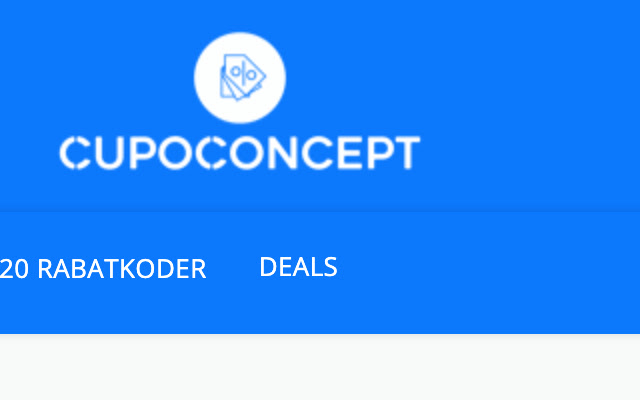 Rabatkoder Cupoconcept.dk  from Chrome web store to be run with OffiDocs Chromium online