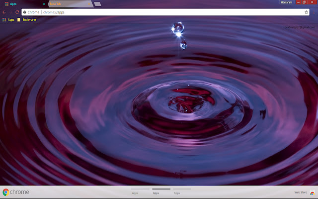 Radiant Rain drop  from Chrome web store to be run with OffiDocs Chromium online