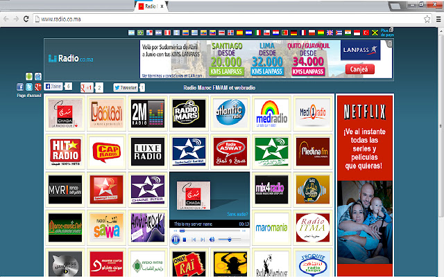 Radio Marocaine  from Chrome web store to be run with OffiDocs Chromium online