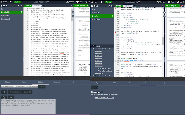 Rafflesia for Overleaf  from Chrome web store to be run with OffiDocs Chromium online