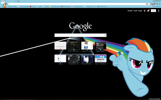 Rainbow Dash Pink Floyd  from Chrome web store to be run with OffiDocs Chromium online