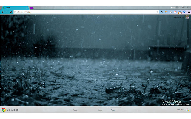 Rainy Season  from Chrome web store to be run with OffiDocs Chromium online