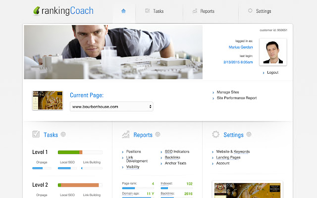 rankingCoach  from Chrome web store to be run with OffiDocs Chromium online