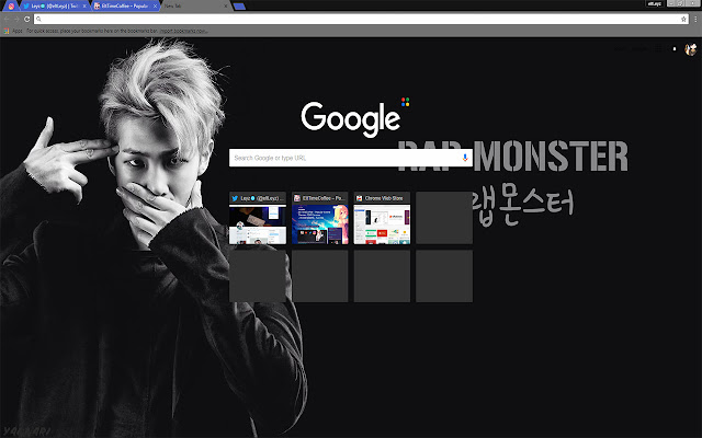 Rap Monster | BTS K POP Group | Kim Nam joon  from Chrome web store to be run with OffiDocs Chromium online