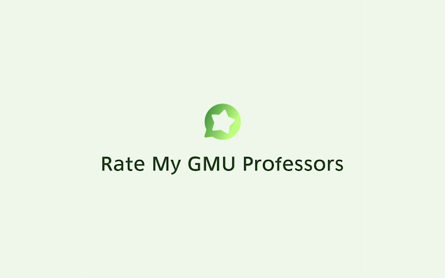 Rate My GMU Professors  from Chrome web store to be run with OffiDocs Chromium online