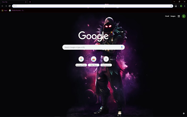 Raven Fortnite Theme  from Chrome web store to be run with OffiDocs Chromium online
