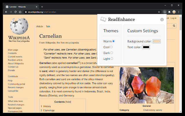 ReadEnhance จาก Chrome เว็บสโตร์เพื่อใช้งานกับ OffiDocs Chromium ทางออนไลน์