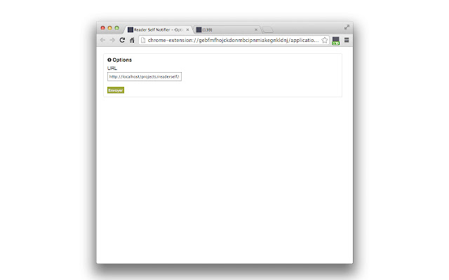 Reader Self Notifier  from Chrome web store to be run with OffiDocs Chromium online