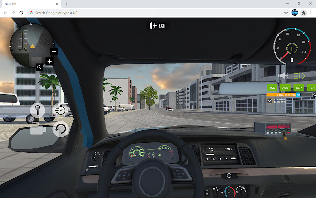 Real Taxi Simulator Game  from Chrome web store to be run with OffiDocs Chromium online