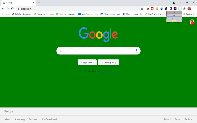 Realtime Page Colour changer  from Chrome web store to be run with OffiDocs Chromium online