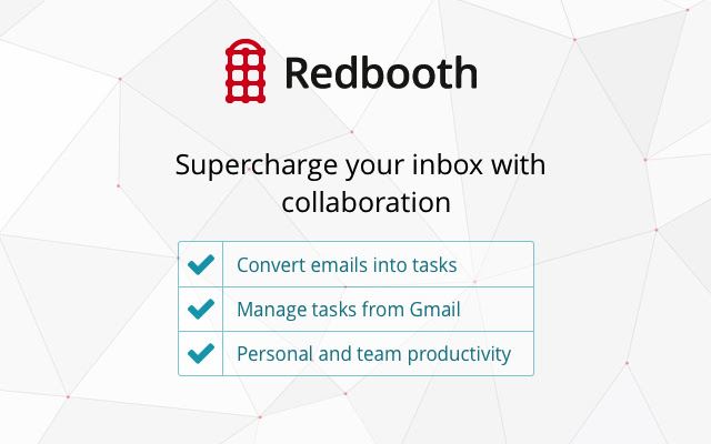 Redbooth for Gmail  from Chrome web store to be run with OffiDocs Chromium online