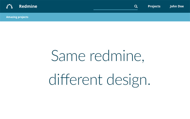 Redmine Redesign  from Chrome web store to be run with OffiDocs Chromium online