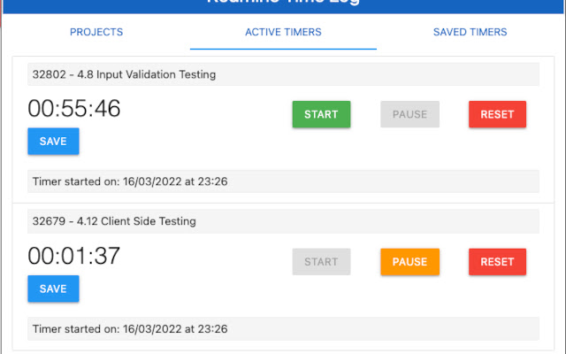 Redmine Time Log  from Chrome web store to be run with OffiDocs Chromium online