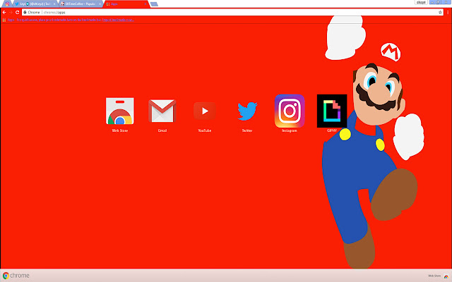 RED Super Mario Bros Video Game 1920X1080PX  from Chrome web store to be run with OffiDocs Chromium online