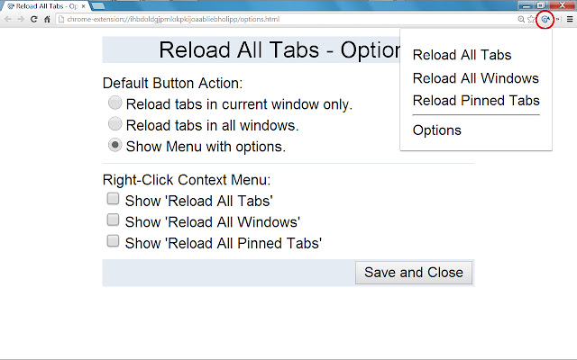 Reload All Tabs  from Chrome web store to be run with OffiDocs Chromium online