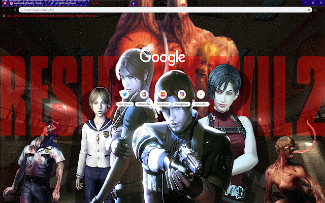 Resident Evil 2 Remake } Imagine de fundal originală din magazinul web Chrome care va fi rulat cu OffiDocs Chromium online