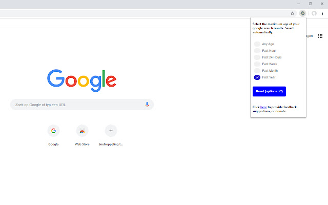 Result Age Limiter for Google Search  from Chrome web store to be run with OffiDocs Chromium online